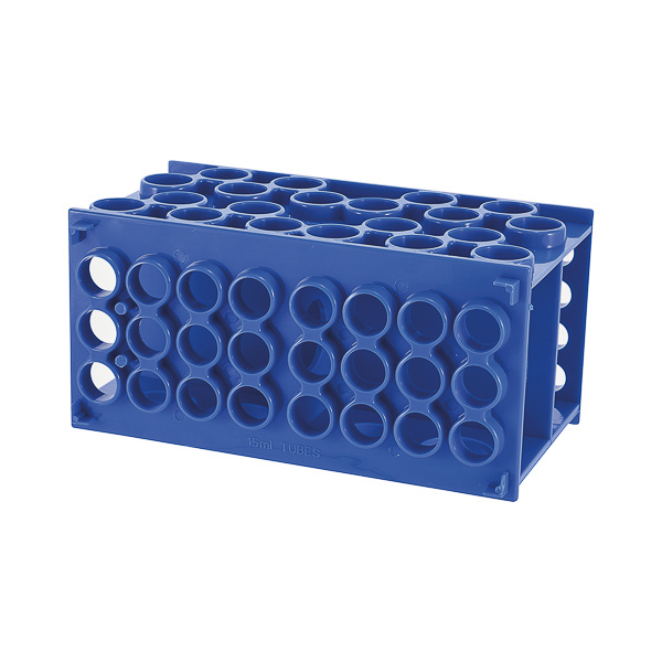 Lab Tubebox Labbox universal stand for tubes, PP, blue, 15,94